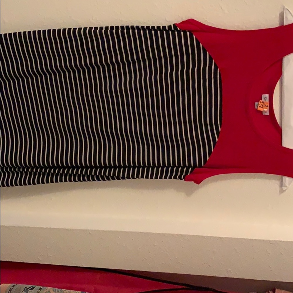 Red white & blue dress, sz L